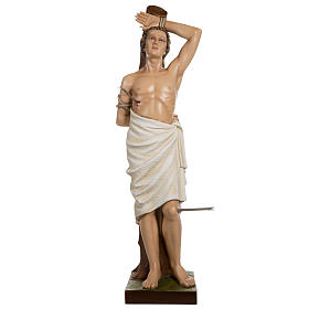 Fiberglas Statue Heiliger Sebastian 125 cm