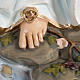 Madonna di Lourdes vetroresina 130 cm s9