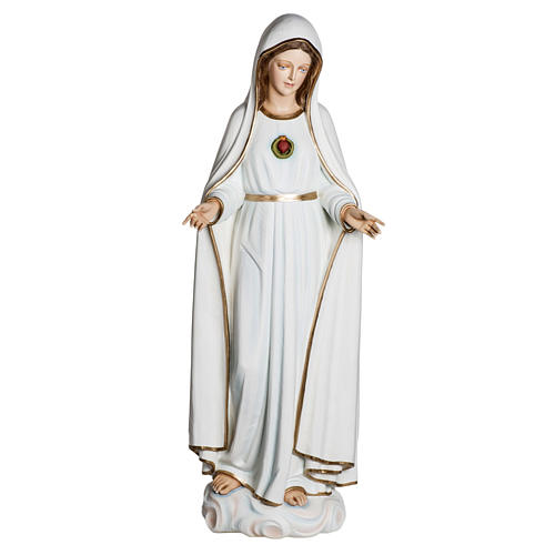 Virgen de Fátima 120 cm en fibra de vidrio 1