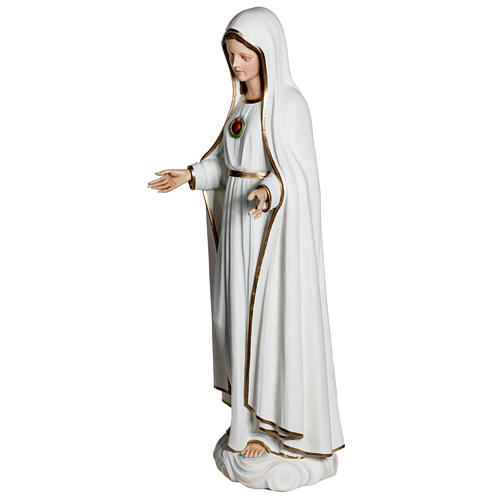 Virgen de Fátima 120 cm en fibra de vidrio 7