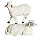 Zwei Schafe für Krippe 60 cm s1