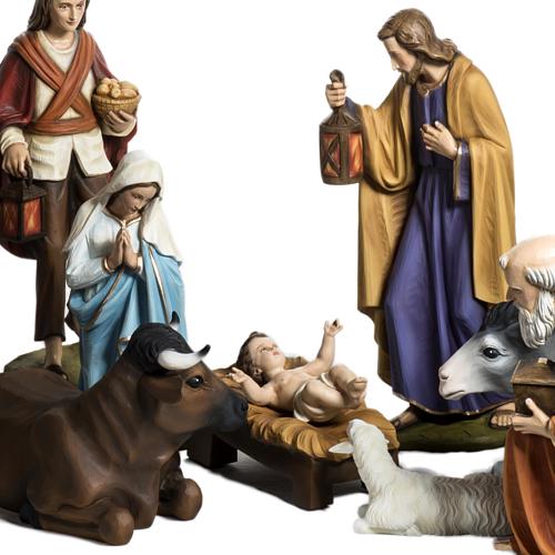 Nativity scene fiberglass figurines 60 cm 2