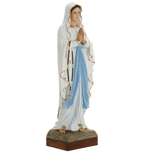 Our Lady of Lourdes fiberglass statue 85 cm 2