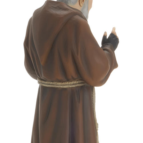 Padre Pio fibra de vidro 60 cm 4