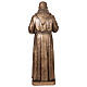 Estatua de San Pío pintada en color bronce 175cm s9