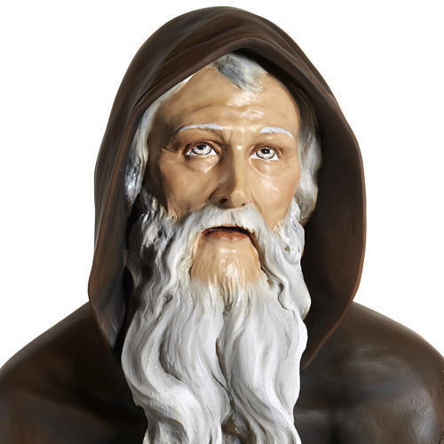 Saint Anthony the Great statue in fiberglass, 160 cm 2