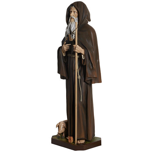 Saint Anthony the Great statue in fiberglass, 160 cm 8