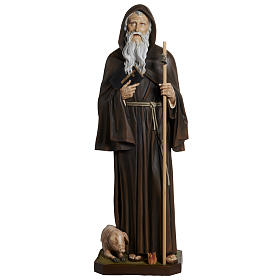 Saint Anthony the Great statue in fiberglass, 160 cm
