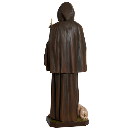 Saint Anthony the Great statue in fiberglass, 160 cm 13