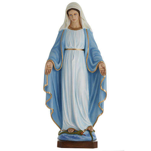 Estatua de la Virgen Inmaculada 100 cm  fibra de vidrio 1