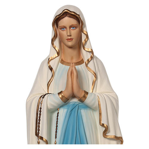 Our Lady of Lourdes fiberglass statue 100 cm 2