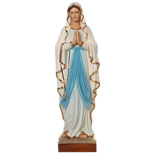 Statue Notre-Dame de Lourdes fibre de verre 100 cm 1