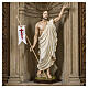 Risen Jesus statue in fiberglass, 100 cm s4
