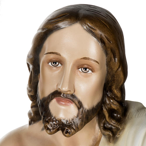 Risen Jesus statue in fiberglass, 100 cm 6