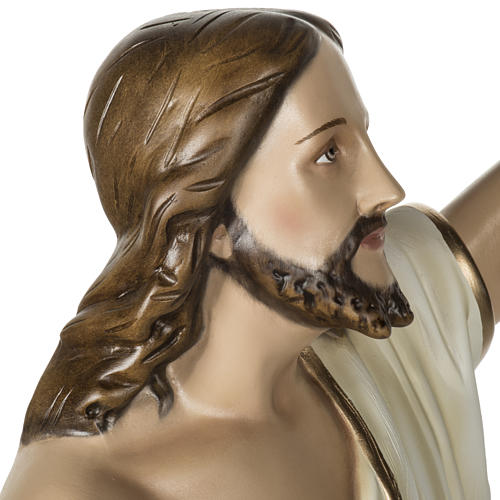Risen Jesus statue in fiberglass, 100 cm 12