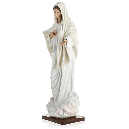 Our Lady of Medjugorje statue in fiberglass 60 cm, special finish 5