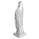 Our Lady of Lourdes Pearlized fiberglass, gold decoration, 60 cm s6