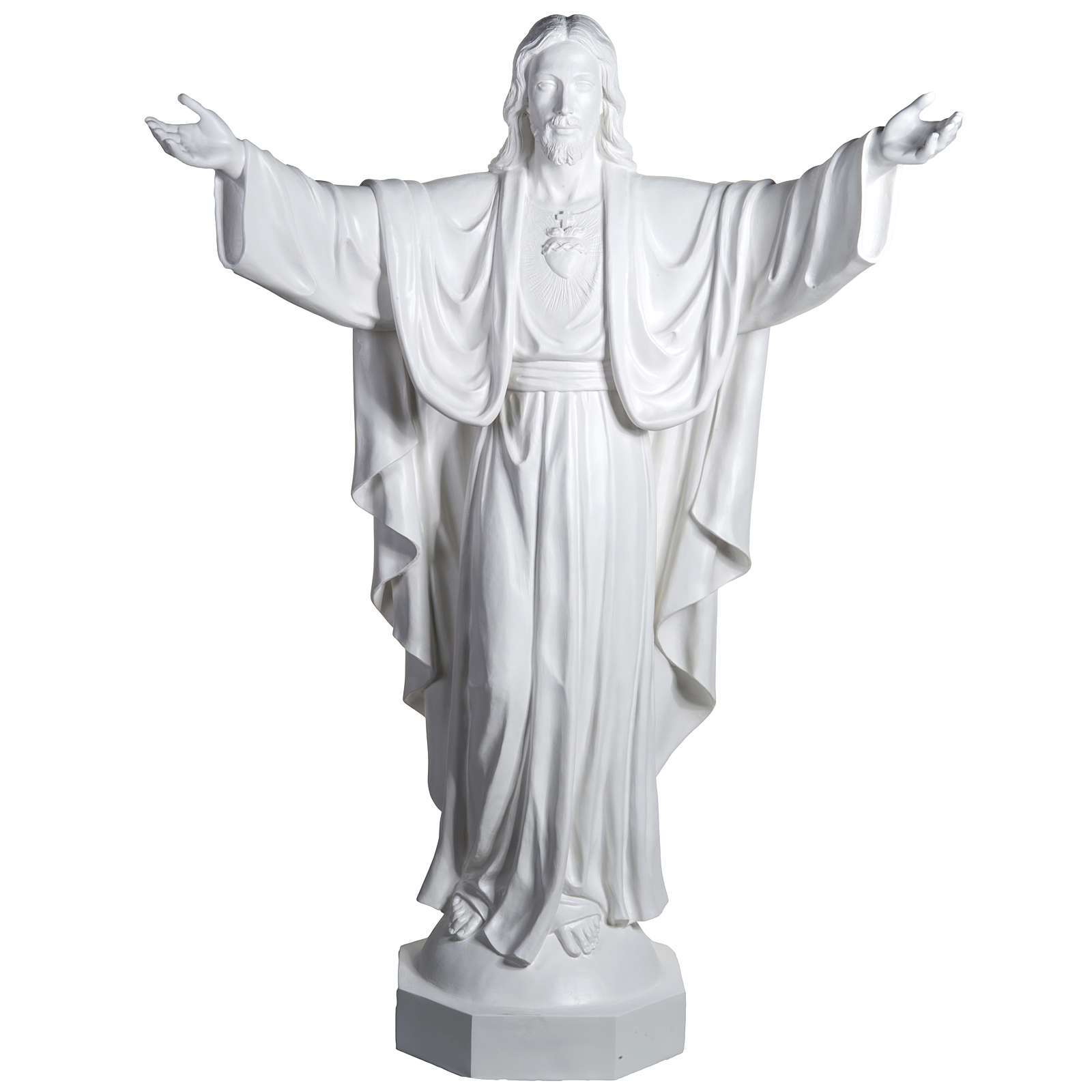 Statue, Christus, Der Erlöser, 200 Cm, Fiberglas, Weiß | Online Verfauf ...