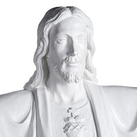 Statue, Christus, der Erlöser, 200 cm, Fiberglas, weiß