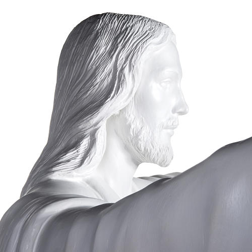 Statue, Christus, der Erlöser, 200 cm, Fiberglas, weiß 7