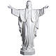 Statue, Christus, der Erlöser, 200 cm, Fiberglas, weiß s1