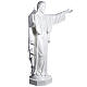 Statue, Christus, der Erlöser, 200 cm, Fiberglas, weiß s5