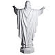 Statue, Christus, der Erlöser, 200 cm, Fiberglas, weiß s13