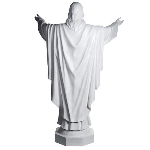 Gesù Redentore 200 cm vetroresina bianca 13