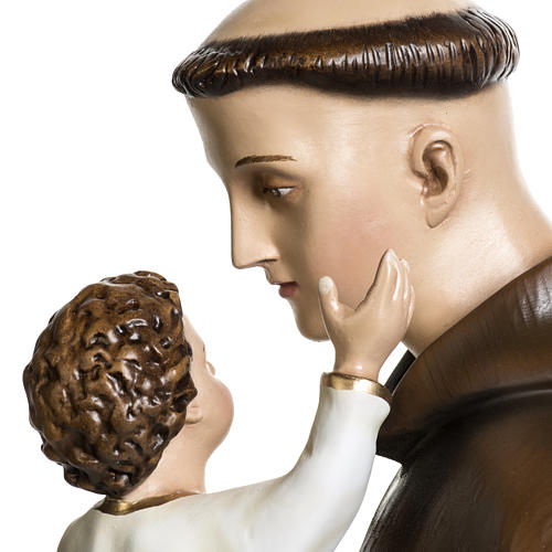Figura Święty Antoni z Padwy 100 cm kolorowy fiberglass 9