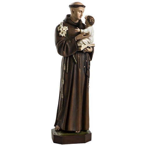 Saint Anthony of Padua, 100 cm painted fiberglass statue 1