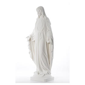 Statue, Wundertätige Madonna, 100 cm, Fiberglas, weiß