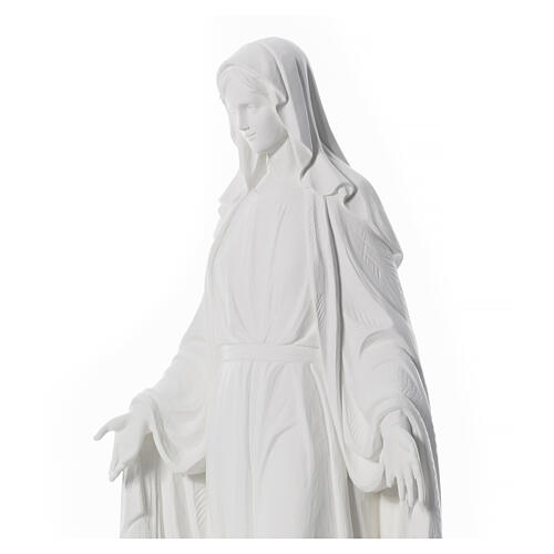 Statue, Wundertätige Madonna, 100 cm, Fiberglas, weiß 2