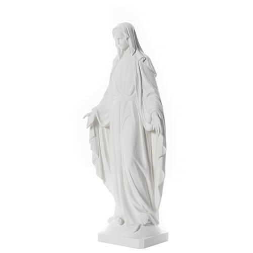 Statue, Wundertätige Madonna, 100 cm, Fiberglas, weiß 3