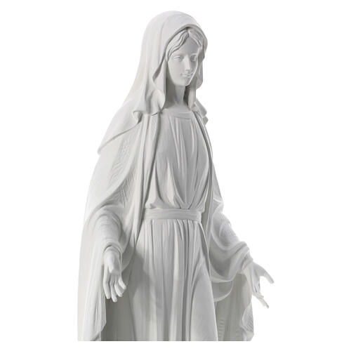 Statue, Wundertätige Madonna, 100 cm, Fiberglas, weiß 4
