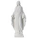 Statue, Wundertätige Madonna, 100 cm, Fiberglas, weiß s1