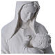 Statue, Muttergottes mit Kind, 170 cm, Fiberglas, weiß s2