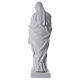 Virgen con niño 170 cm. fibra de vidrio blanca s6