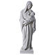 Madonna con bambino 170 cm vetroresina bianca s1