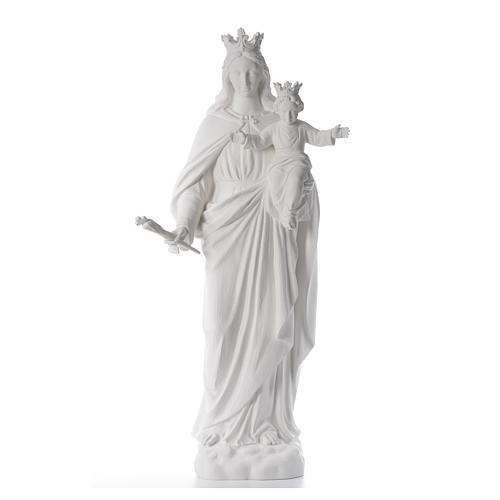 Statue, Maria, Hilfe der Christen, 120 cm, Fiberglas, weiß 1