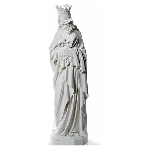 Statue, Maria, Hilfe der Christen, 180 cm, Fiberglas, weiß 2