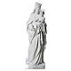 Statue, Maria, Hilfe der Christen, 180 cm, Fiberglas, weiß s1
