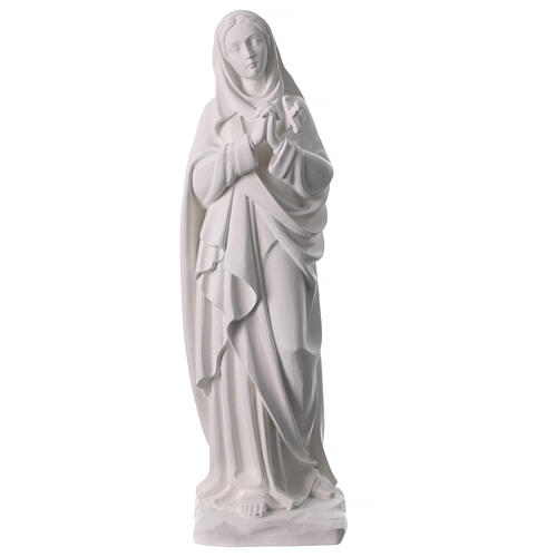 Statue, Mater Dolorosa, 80 cm, Fiberglas, weiß 1