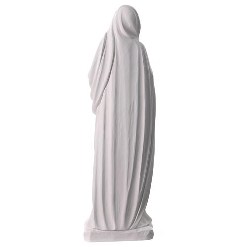 Virgen de los Dolores cm. 80 fibra de vidrio blanca 9