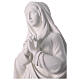 Virgen de los Dolores cm. 80 fibra de vidrio blanca s4