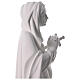 Virgen de los Dolores cm. 80 fibra de vidrio blanca s6