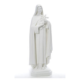 Sainte Thérèse 150 cm fibre de verre blanche