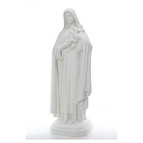 Sainte Thérèse 150 cm fibre de verre blanche