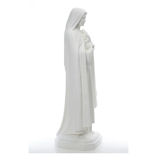 Sainte Thérèse 150 cm fibre de verre blanche 4