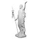 Cristo Risorto 130 cm vetroresina bianca s5