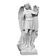 Saint Michel archange 180 cm fibre de verre blanche s1